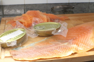 saumon rillettes